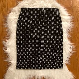 *NWT* Black and White Polka Dot Skirt